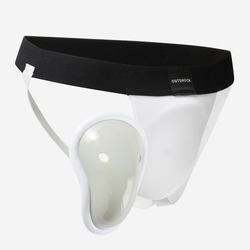 COQUILLE DE PROTECTION SLIPEE HOMME 100 BLANC